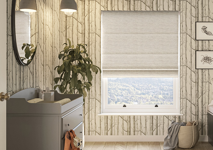 Mirdif, Natural - Twist&Fit Roman Blind - Image 3